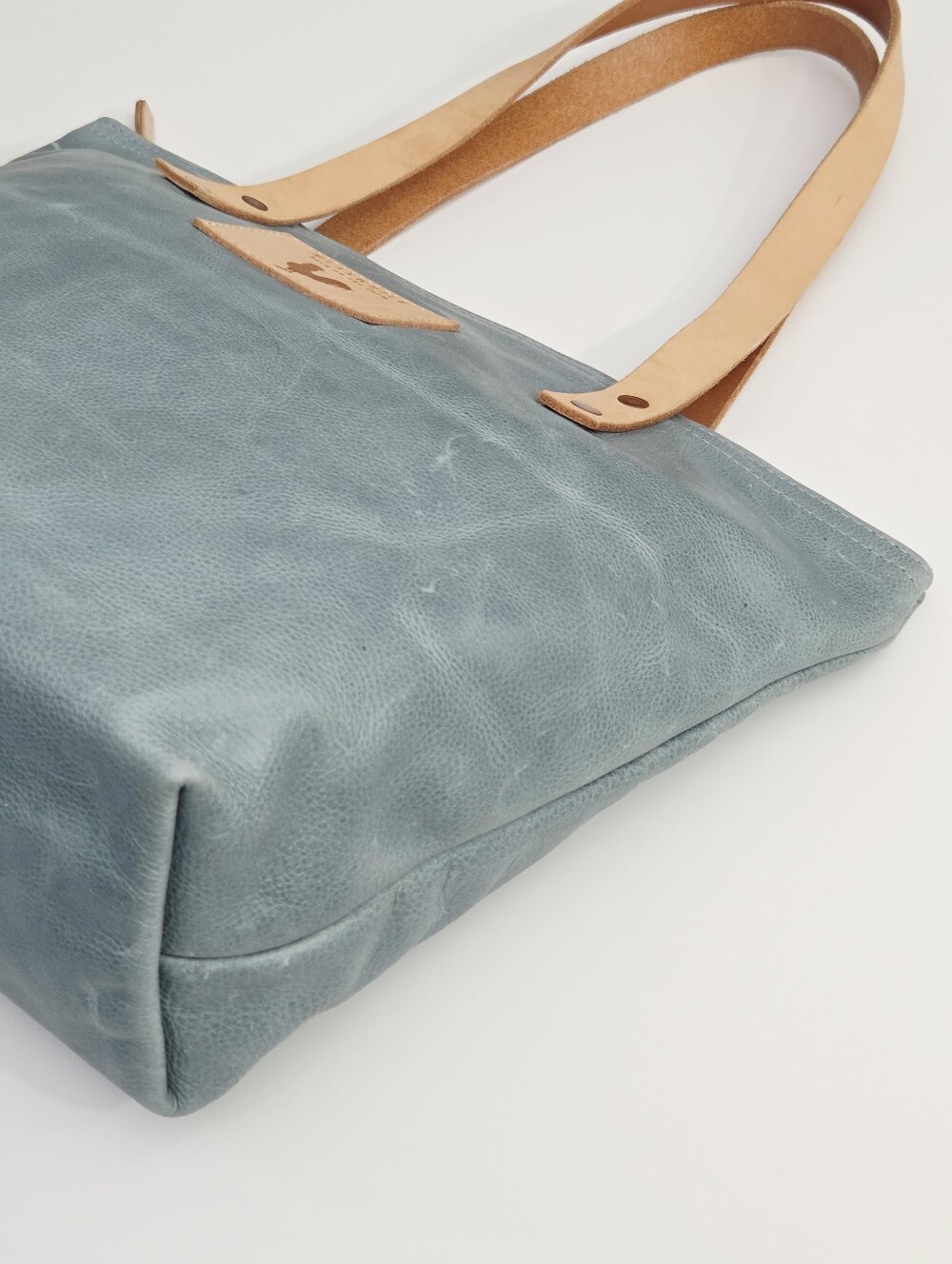 EXCELLENT MEANWHILE BACK ON THE FARM LEATHER DAY TOTE BAG - Picture 6 of 10